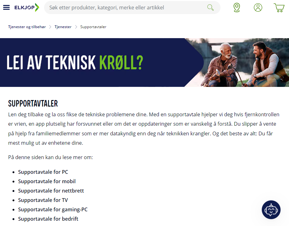 Elkjøp Supportavtale