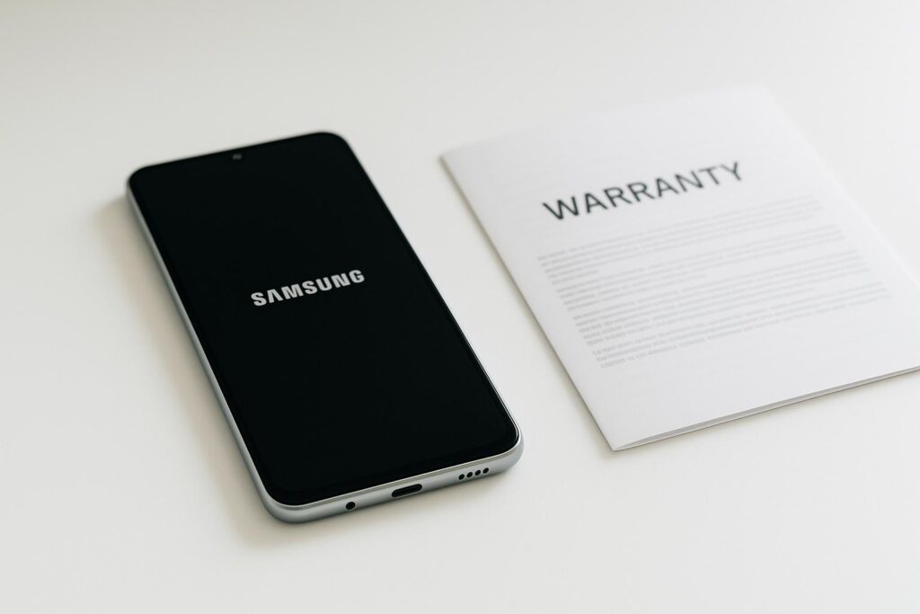 Hvordan sjekke om Samsung-garantien dekker skaden