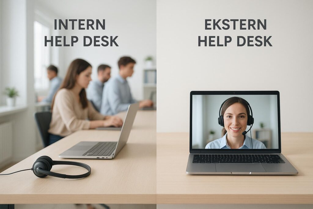 Intern vs. Ekstern Help Desk: Hva Er Mest Kostnadseffektivt?